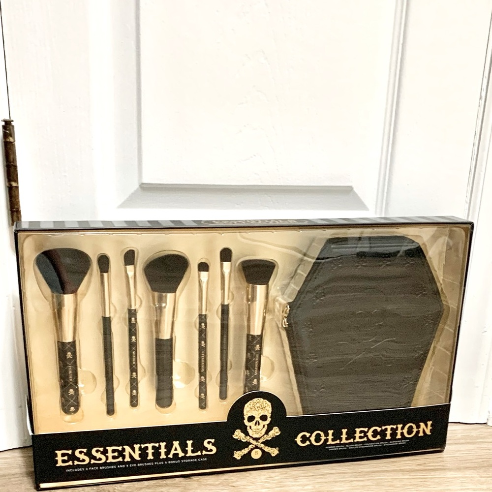 Coffin Bag Makeup Brush Set - NEW